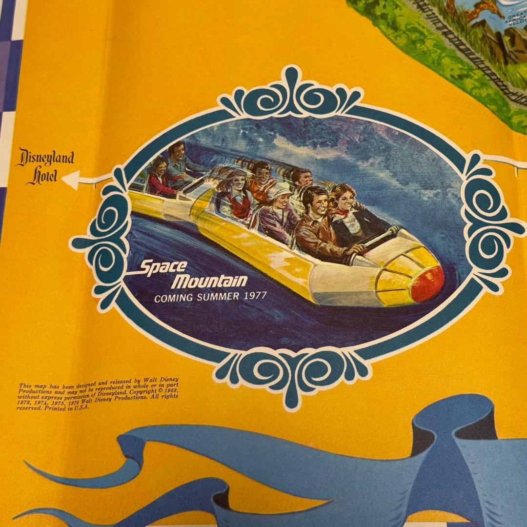 ディズニーランド カリフォルニア アナハイム 1970年代 マップ - メルカリ