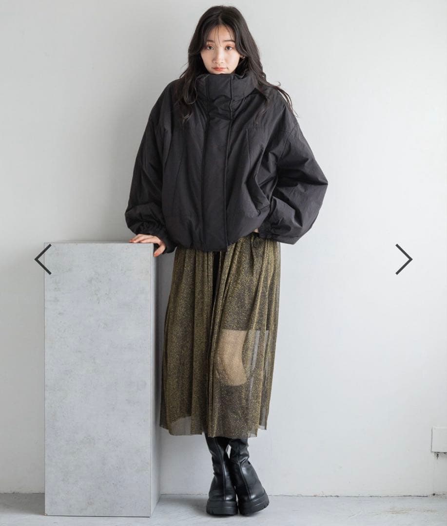 ローリーズファーム モンスターショートコートブラック 新品未使用