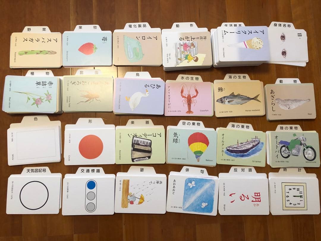 家庭保育園 たのしい絵カード1500 - メルカリ