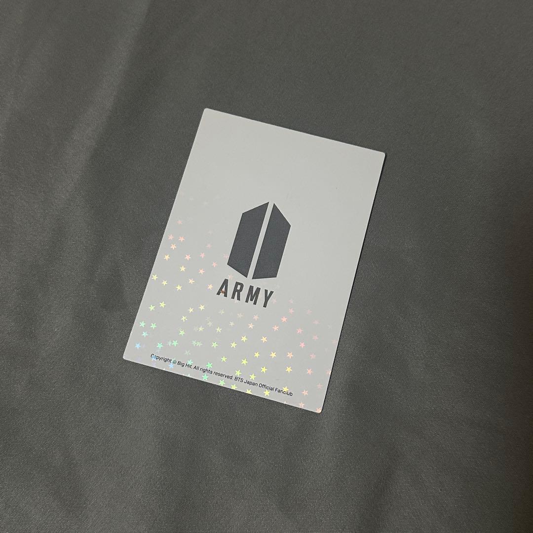 BTS キムテヒョン テテ FC継続特典 トレカ