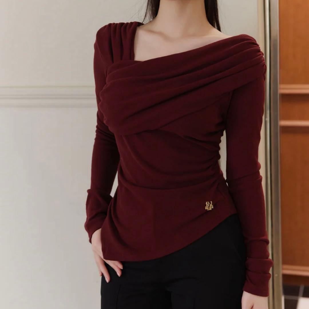 poláura ポローラ 3wayクロスワンショルダートップス red - メルカリ