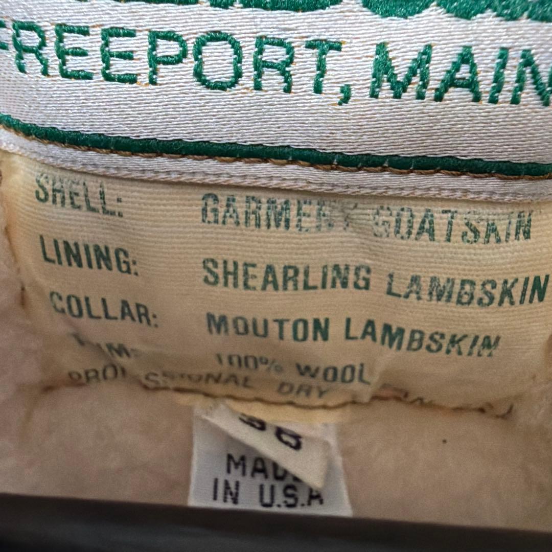 s*n様 極上美品　L.L.BEAN g-1 g1 フライトジャケット　USA製