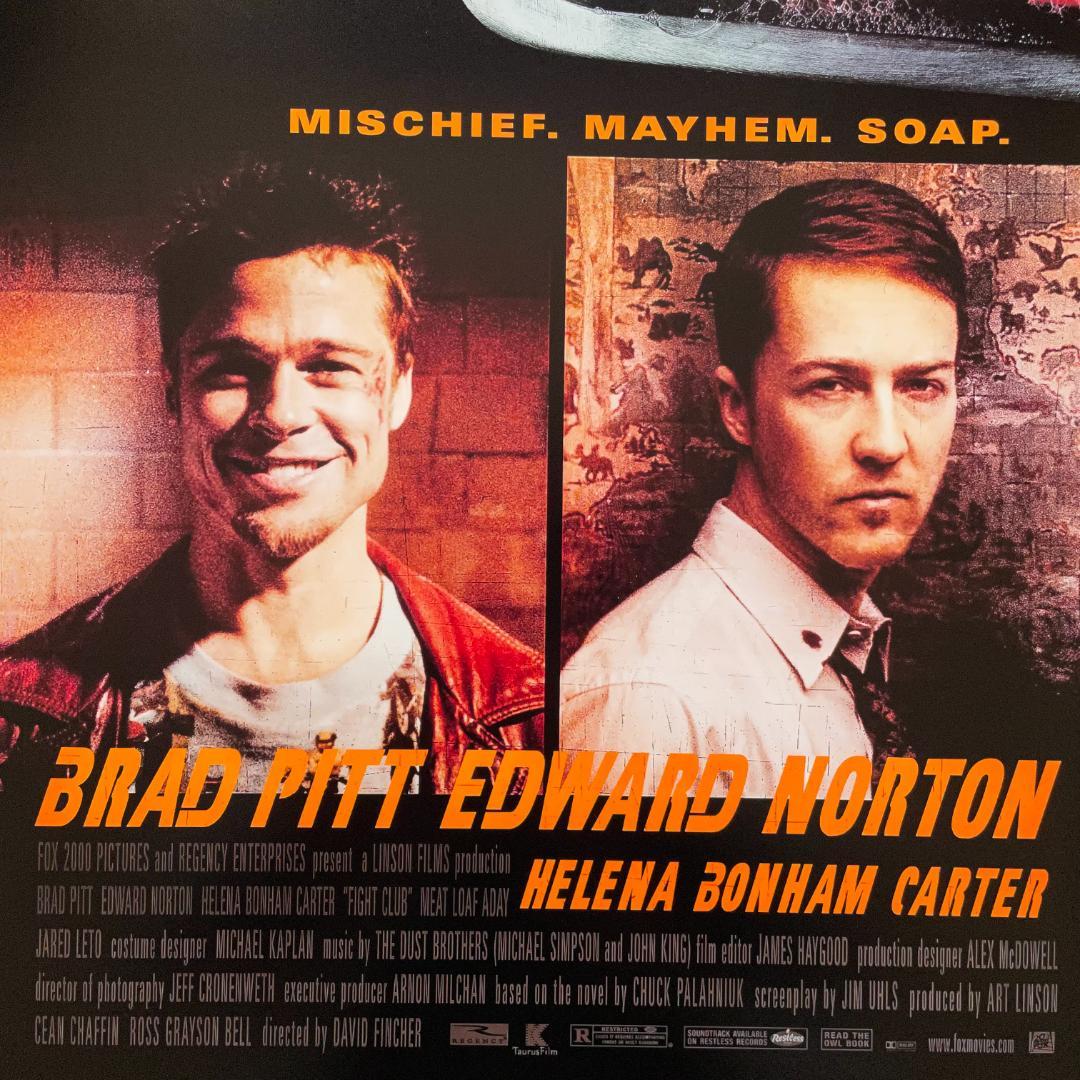 US版ポスター『ファイト・クラブ』（Fight Club）Style A☆ブラピ