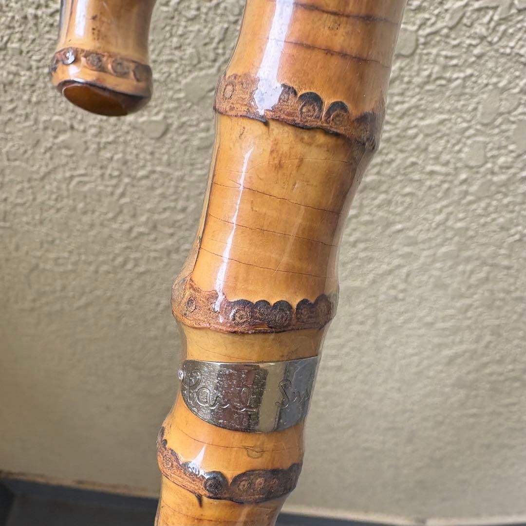 PaulSmith ネイビー ピンストライプ ブルー カラー骨 長傘 - メルカリ