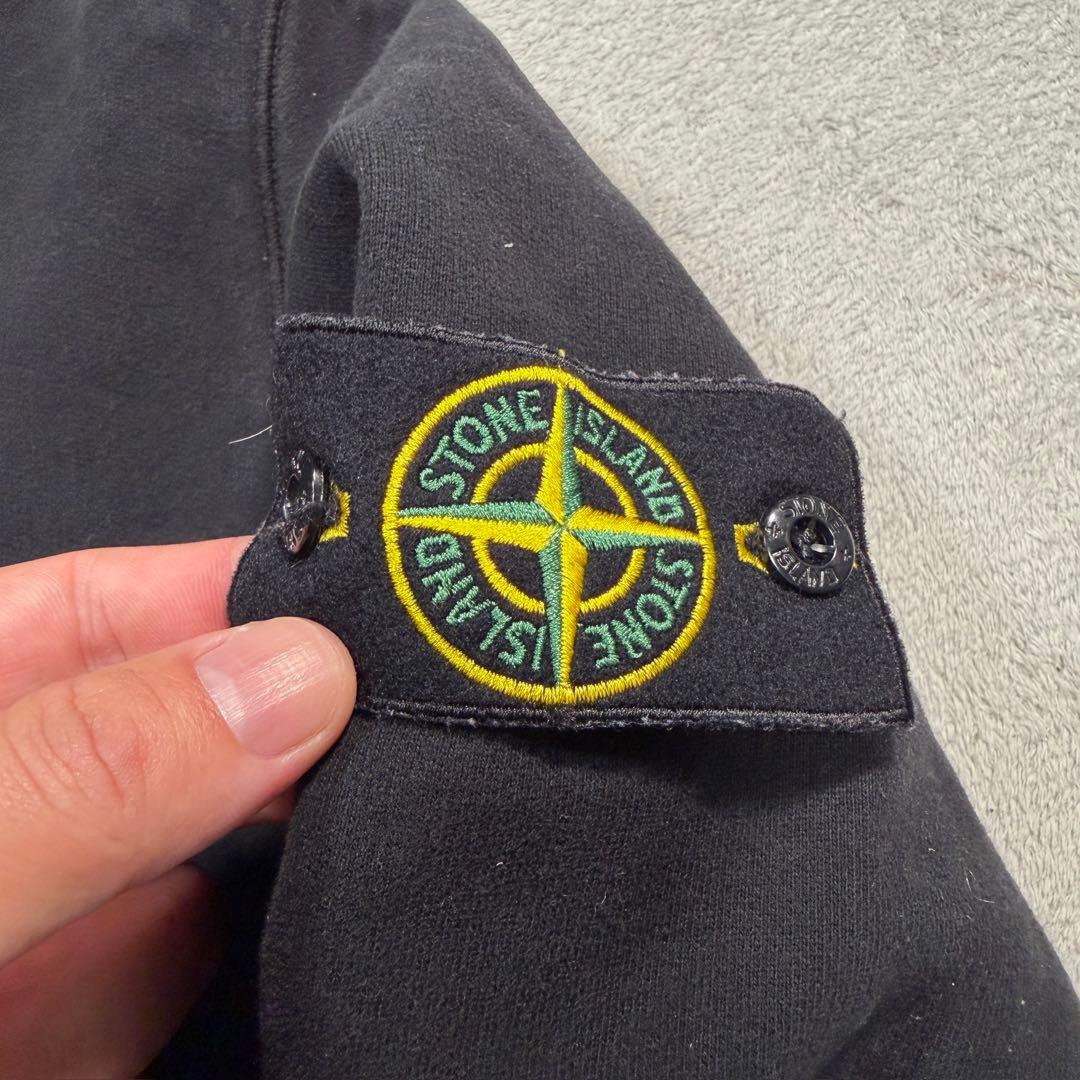 ストーンアイランド フーディパーカー ブラック M 711562820 - メルカリ