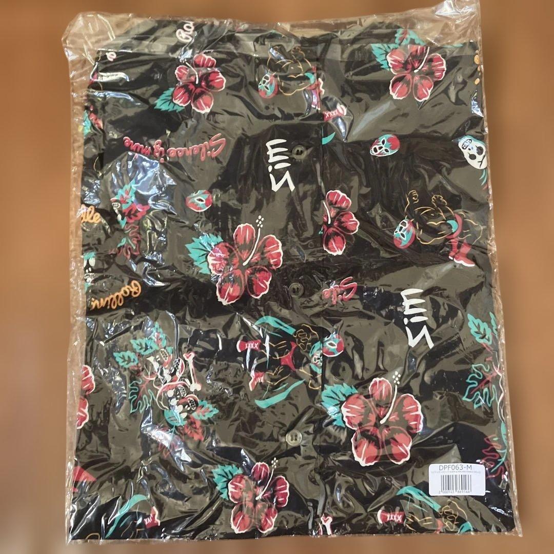 sim ライフイズレスリング ROLLING CRADLE アロハシャツ