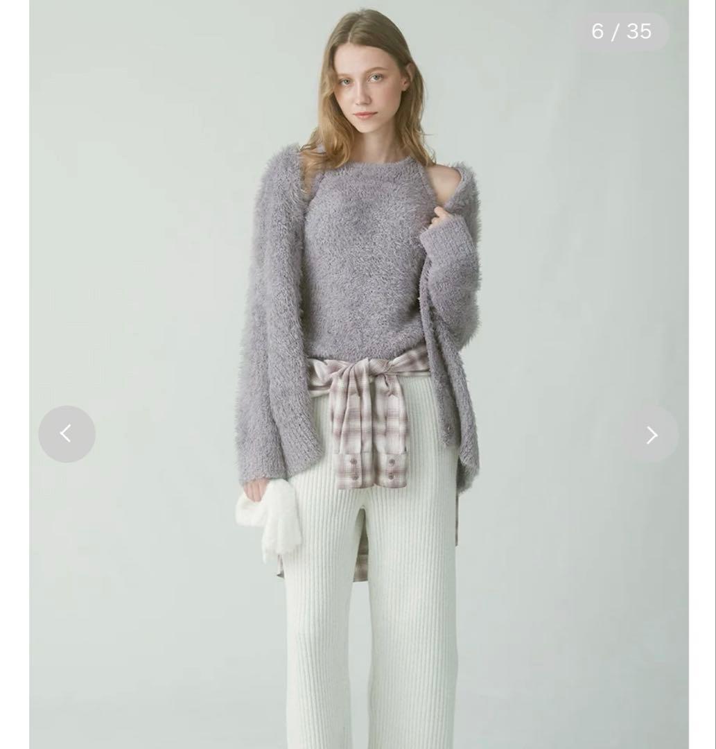 ChanG様専用 SNIDELHOME シャギーカーディガン モカ他3点セット - メルカリ