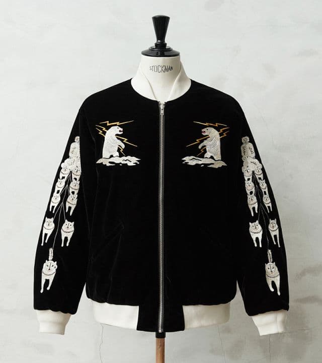 WAIPER×TAION別注リバーシブルスカジャン ダウンジャケットALASKA 楽天市場】TAION JAPAN SPECIAL WAIPER別注 TAION-JK04WPJS-AL