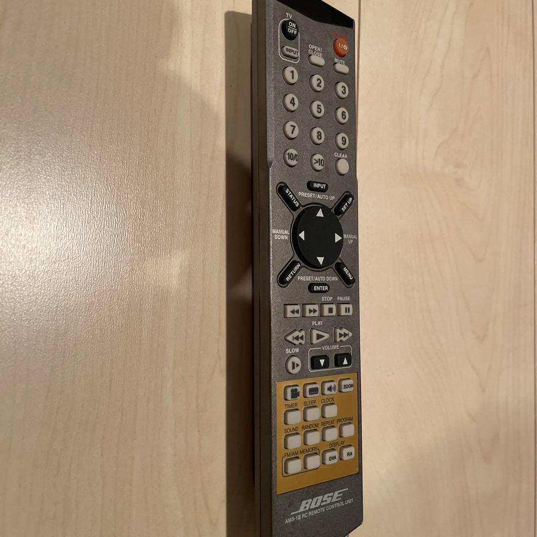 BOSE AMS-1Ⅲ 対応RA-15/DVA-15用リモコン - メルカリ