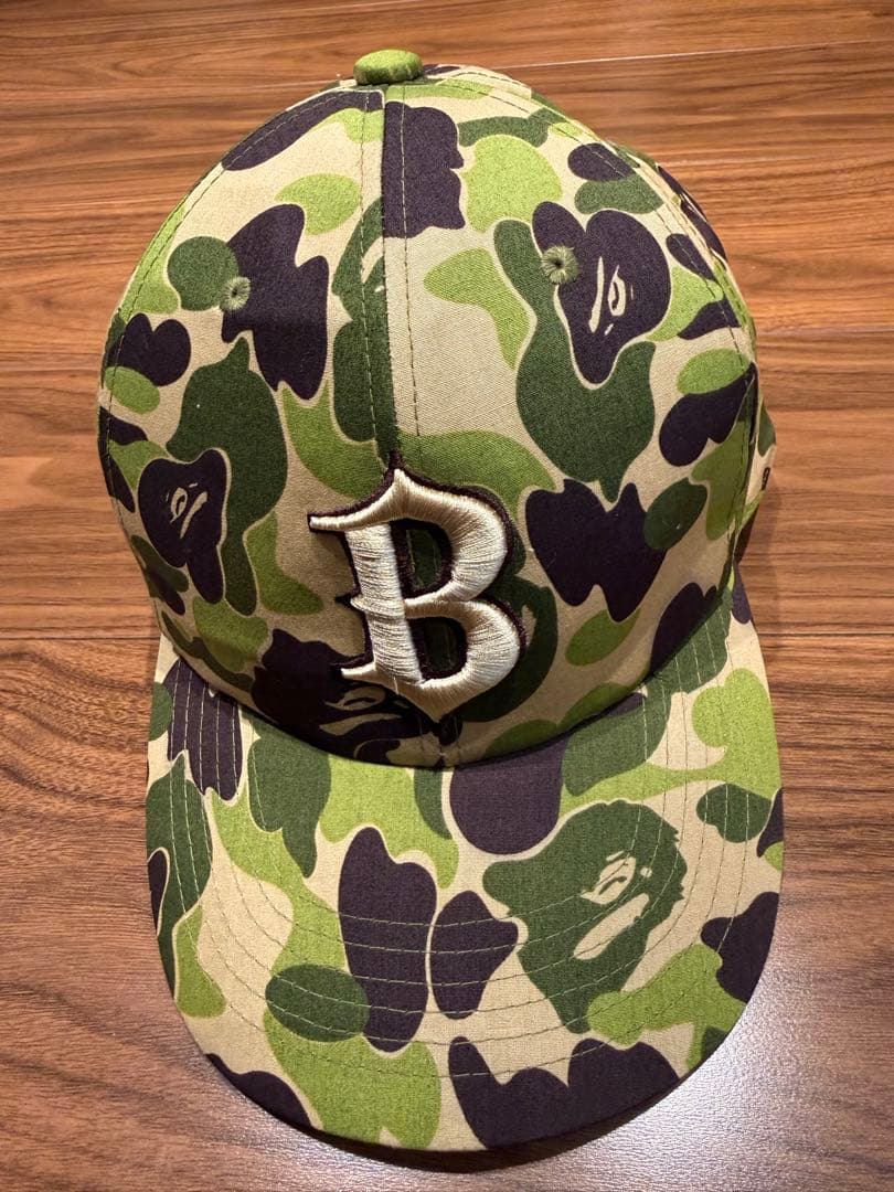 BAPE 迷彩カモ柄 キャップ Lサイズ - メルカリ