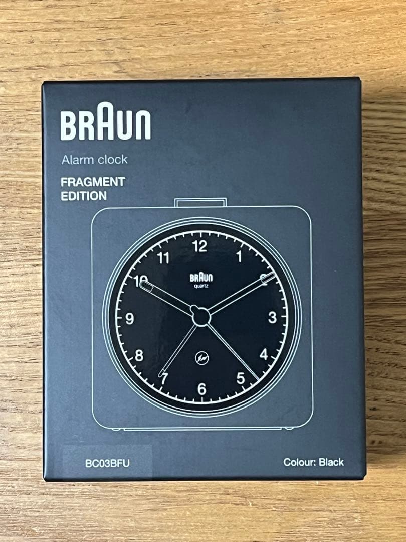 新品 BRAUN fragment alarm clock フラグメント 置時計 BRAUN Travel alarm clock FRAGMENT コラボ時計 - メルカリ