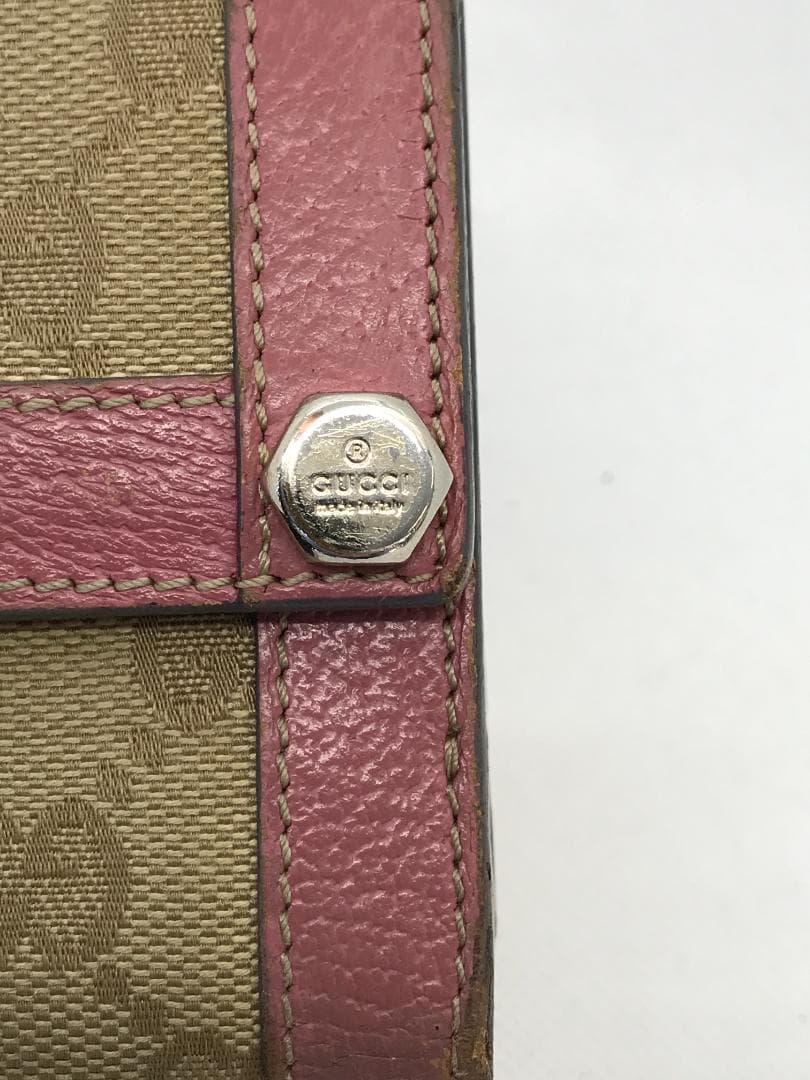 GUCCI グッチ 長財布 GGキャンバス 624 - メルカリ