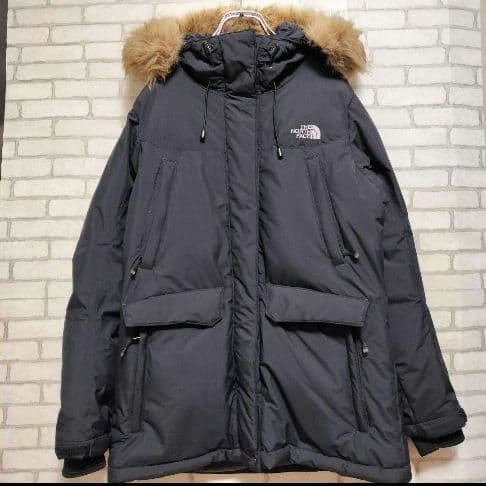 ○希少 人気 ノースフェイス ダウンジャケット コート VOSTOK ブラック