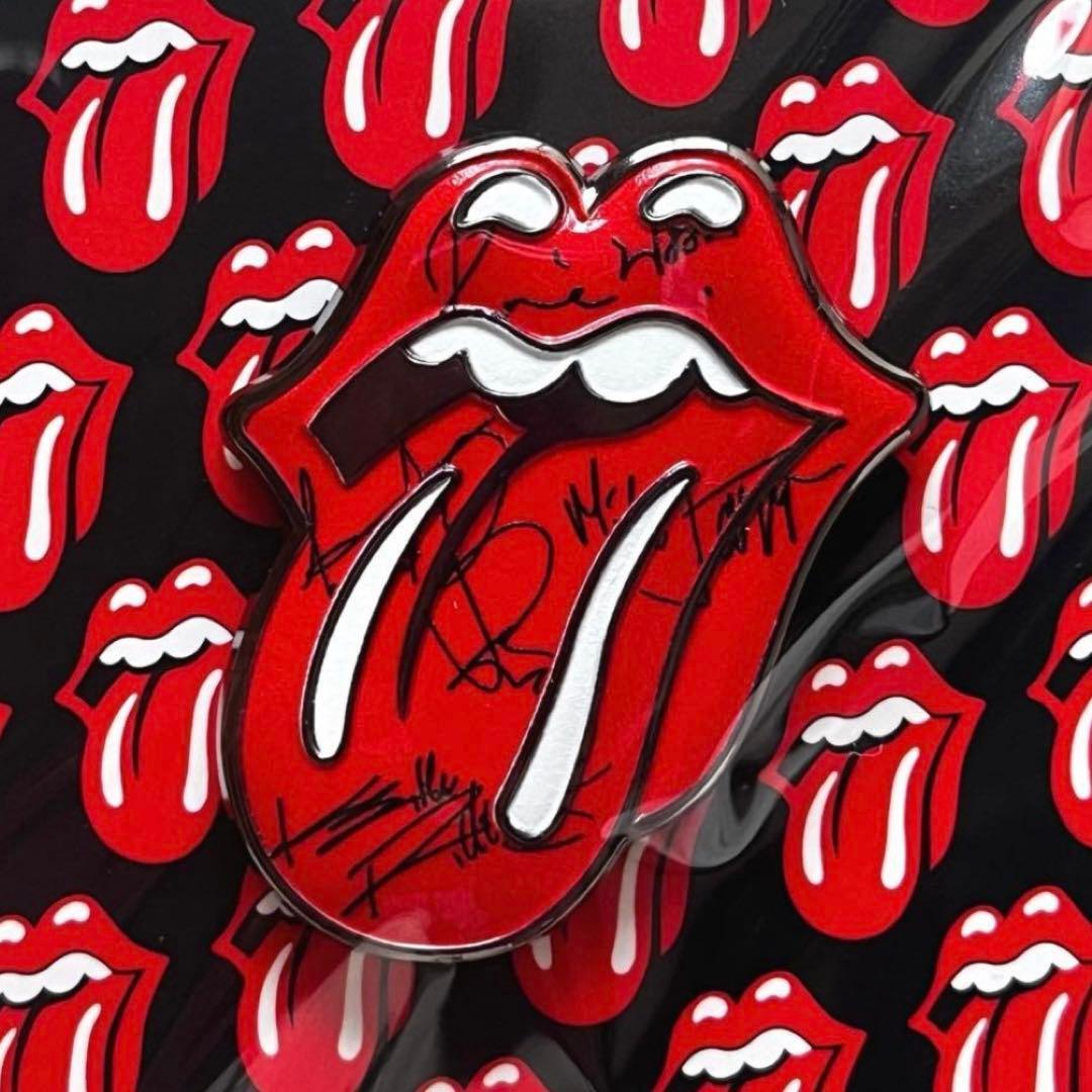【海外店舗限定 】HardRockCafeローリングストーンズピンバッジサイン入