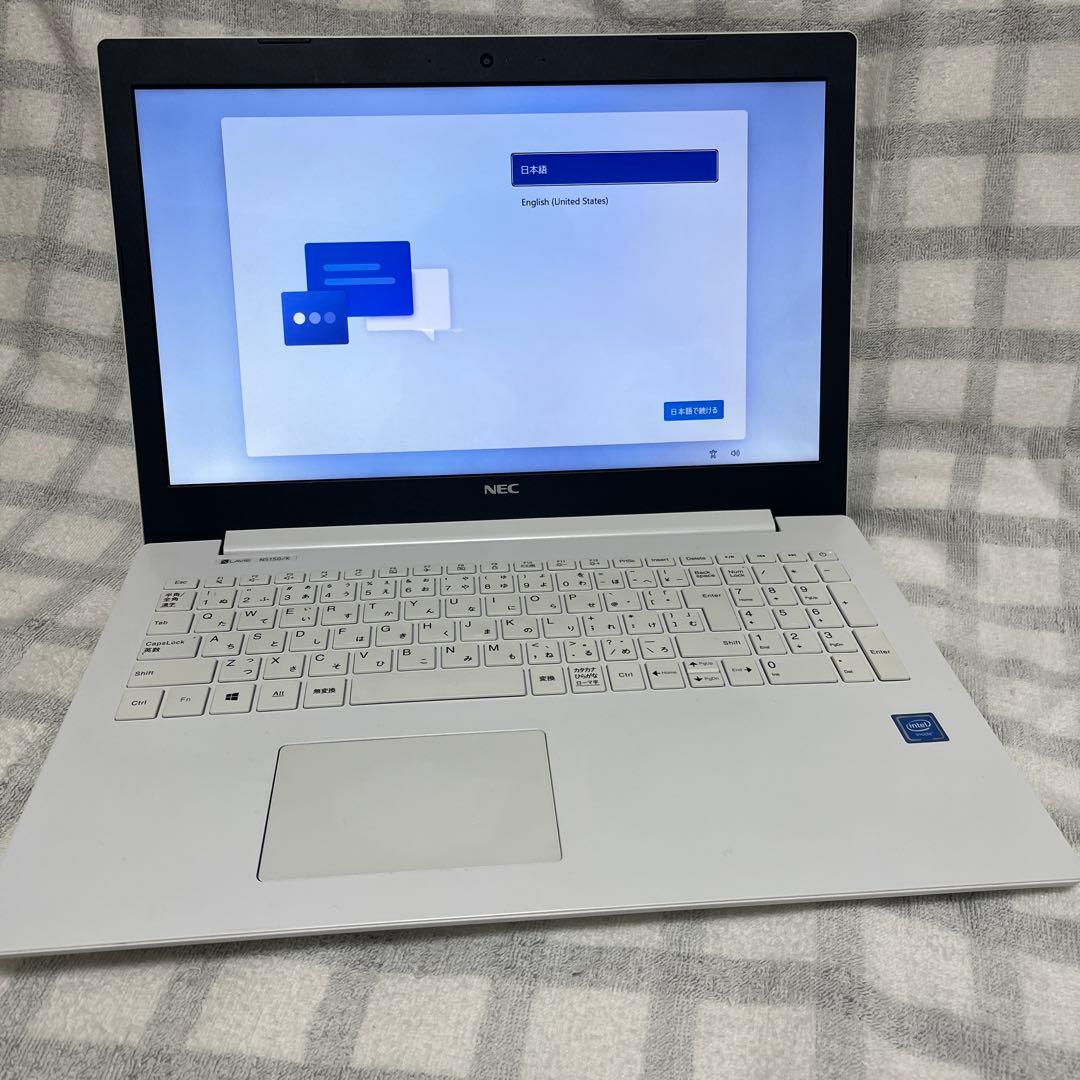 NEC LAVIE ホワイトノートPC - メルカリ