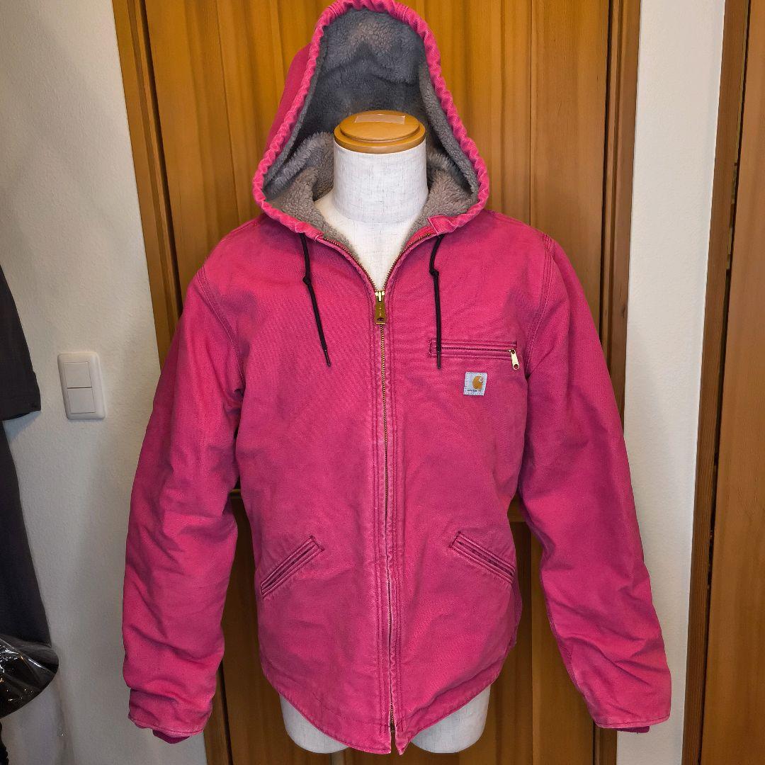Carhartt シエラジャケット ピンク 裏ボア アクションプリーツ L 商品