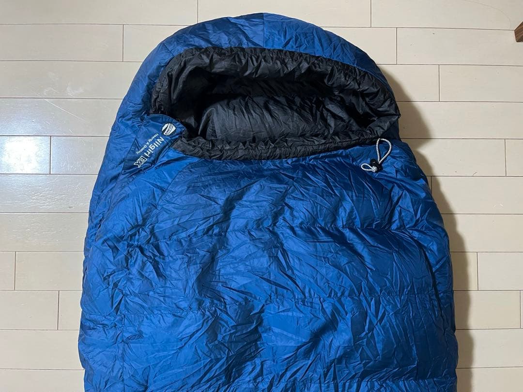 マミー型シュラフ イスカ ニルギリ EX -15℃ ネイビーブルー