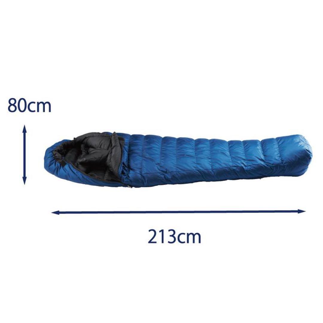 マミー型シュラフ イスカ ニルギリ EX -15℃ ネイビーブルー