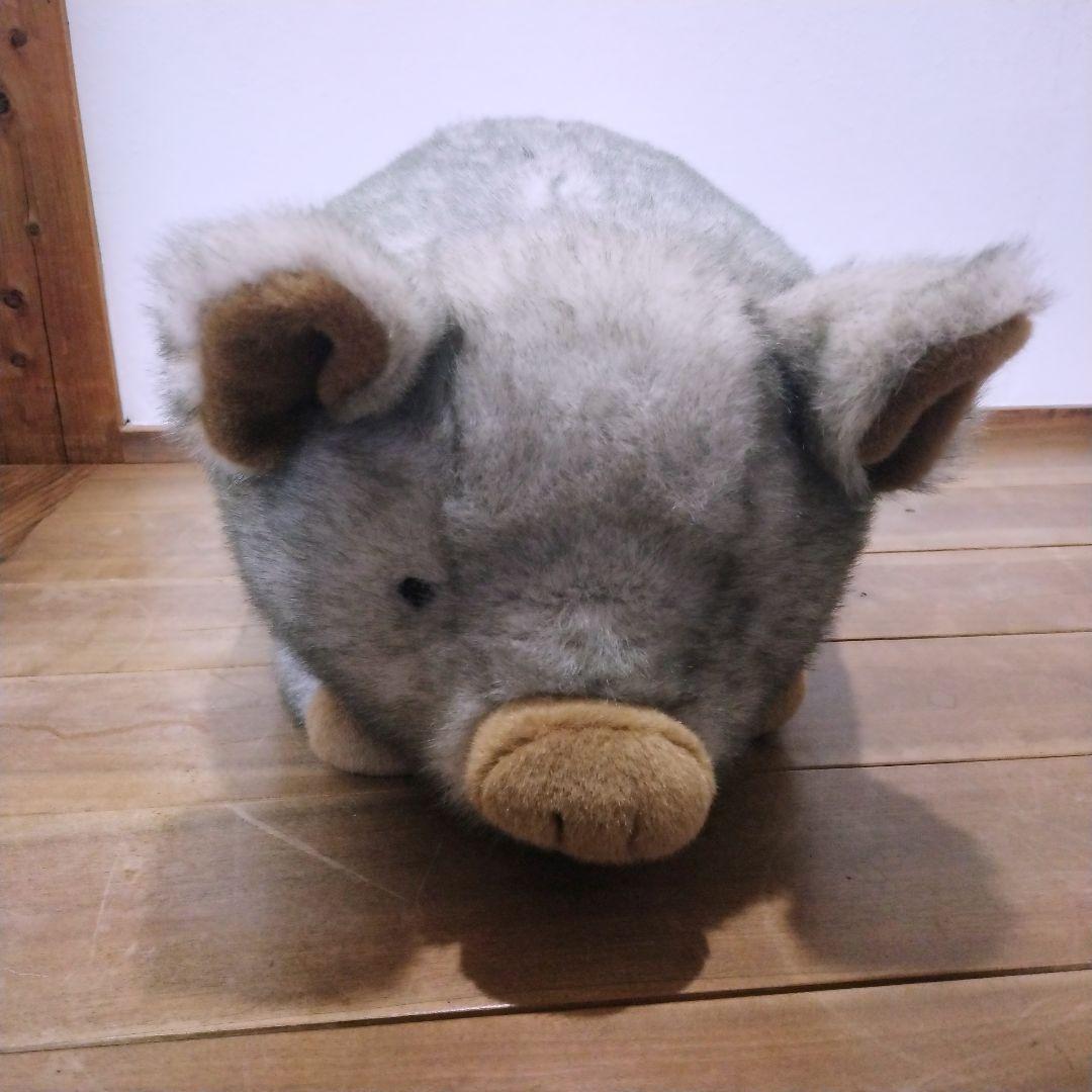 トイザらス　特大サイズ　リアルぬいぐるみ　ブタ　animal alley　廃盤品