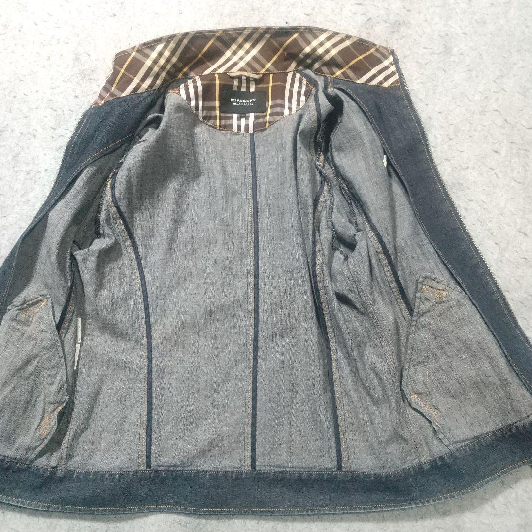 美品 バーバリーブラックレーベル デニムジャケット L ブルゾン