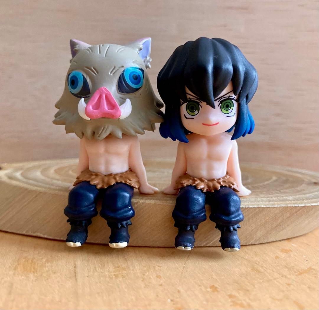 鬼滅の刃 座る 嘴平伊之助＆初回特典素顔のイケメン伊之助 - メルカリ