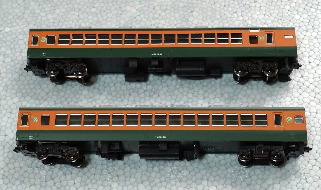 【ジャンク】113系中間付随車 4両 (サロ110/サロ113/サハ111)