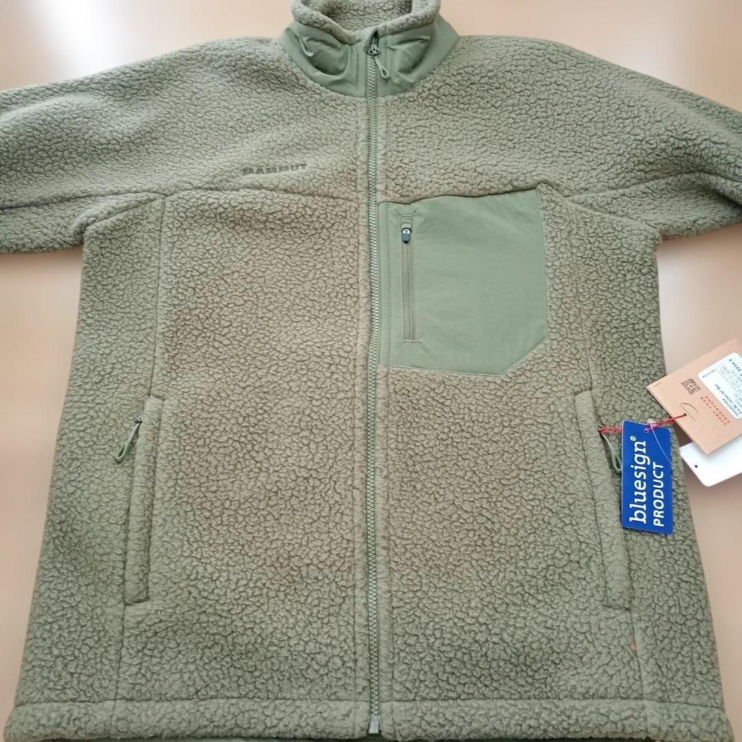 MAMMUT XL オリーブグリーン フリースジャケット - メルカリ