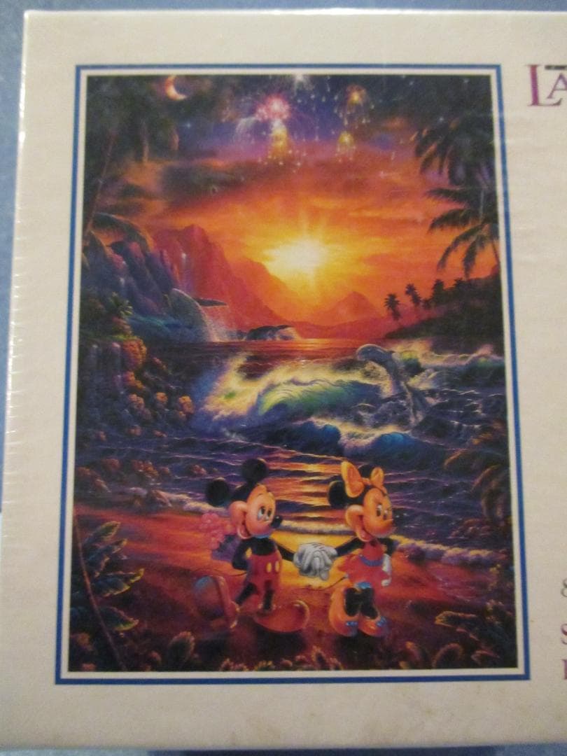 ディズニー×ラッセン コラボジグソーパズル◎シーサイドロマンス◎ミッキーミニー