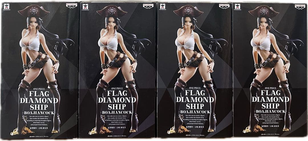 ワンピース ボア・ハンコック FLAG DIAMOND SHIP 4体セット