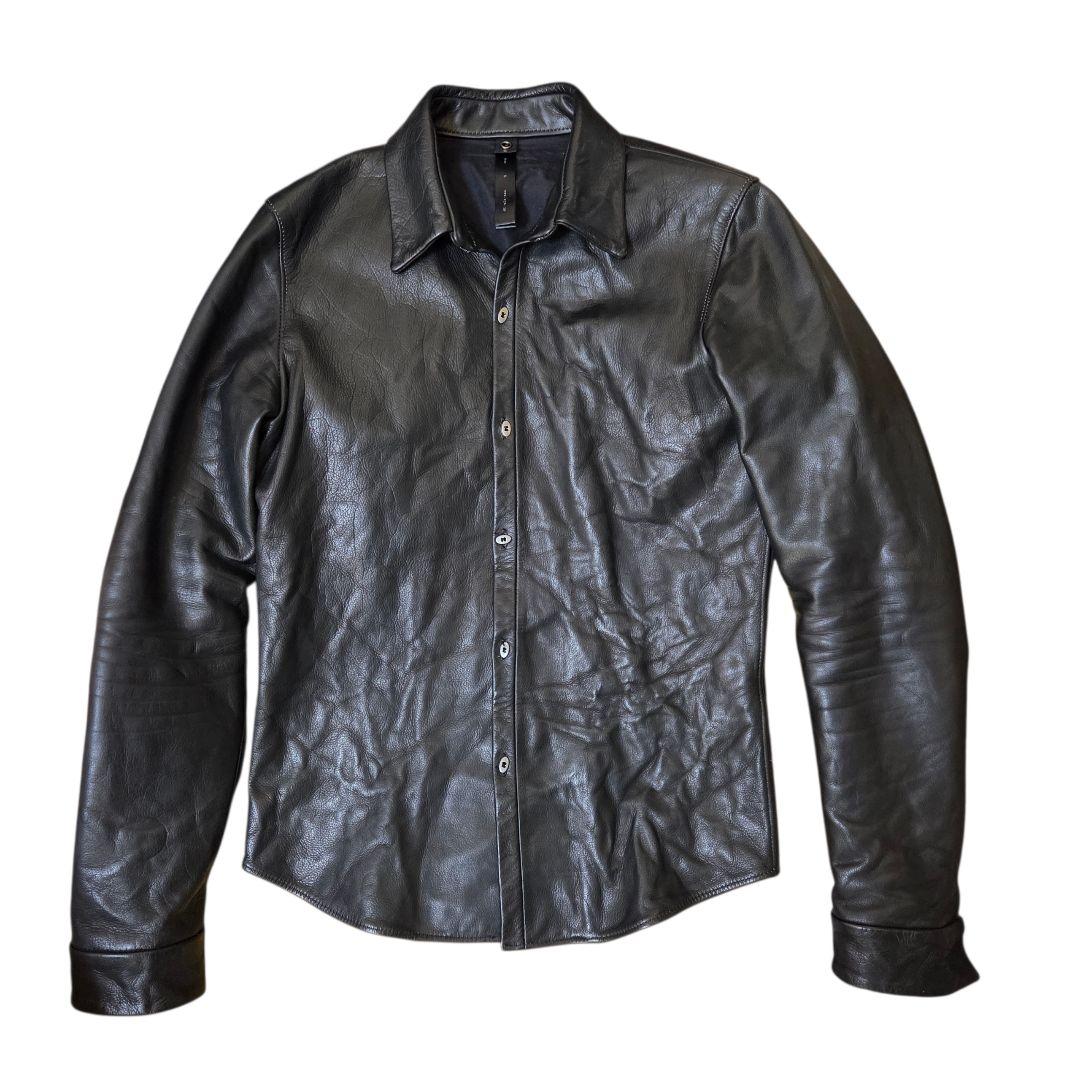 wjkカルペディエムレザー使用 レザーシャツ ジャケット C DIEM lcxx