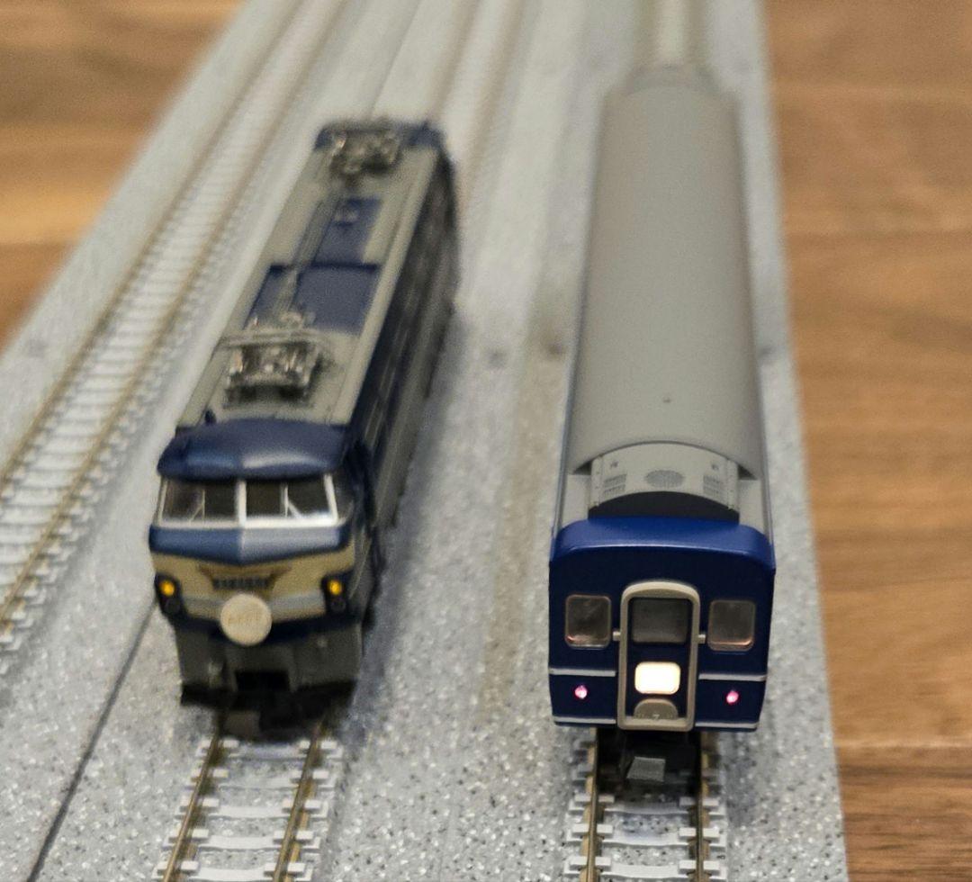 ブルートレイン 計10両(EF66と客車と電源車)