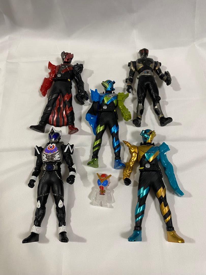 仮面ライダー フィギュア まとめ売り 5体セット ビルド 他 ソフビ