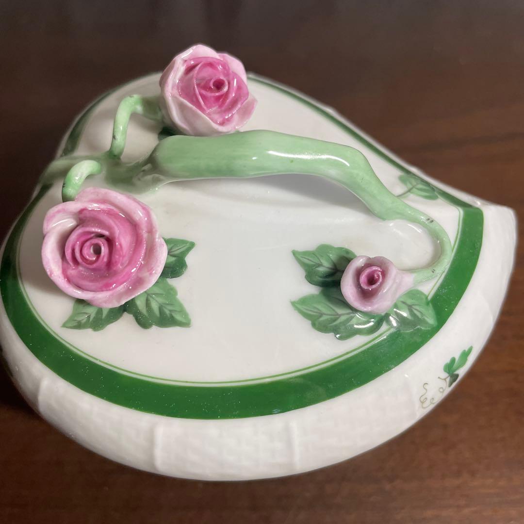 ヘレンド ウィーンの薔薇 ボンボニエール HEREND 小物入れ - メルカリ