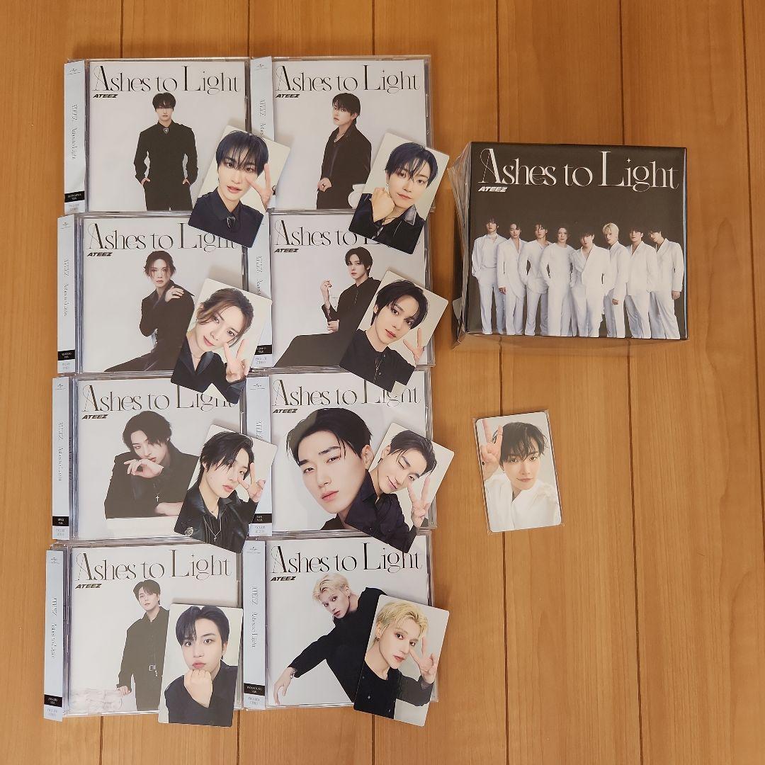 ATEEZ Ashes to Light ソロ 8形態 FC ATEEZ Ashes to Light [Member Solo Edition] + POB - JAPAN Release