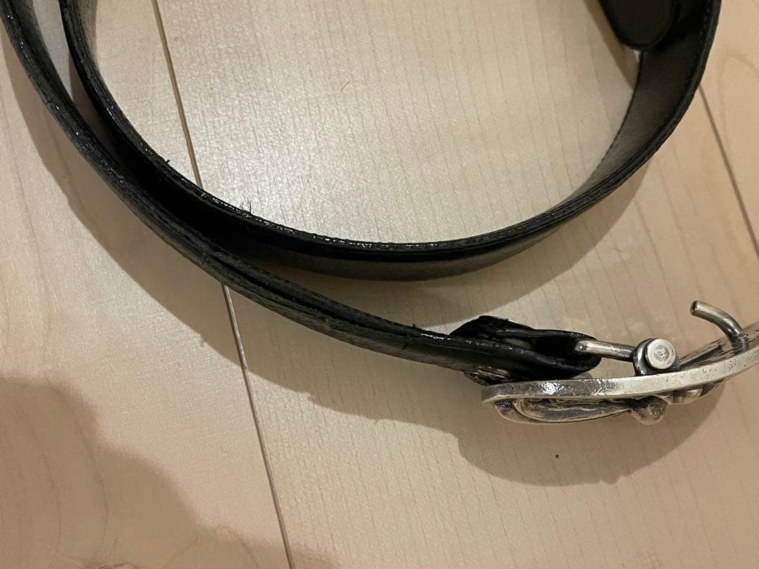 原本無修正クロムハーツクラシックオーバルクロスバックル＋ベルト