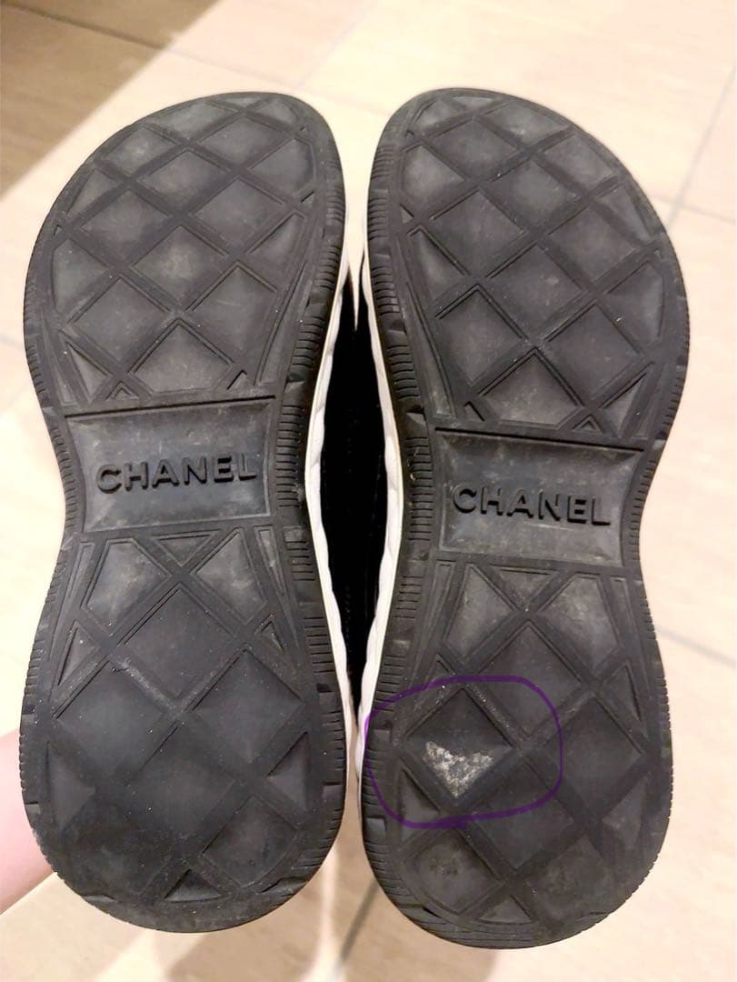 CHANEL シャネル　ココマーク スニーカー　23.5cm