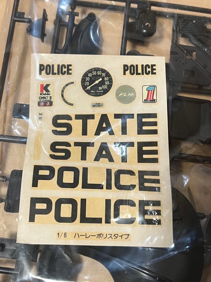 【新品★未組立】タミヤ 1/6ハーレーダビッドソン FLH1200AMFポリス