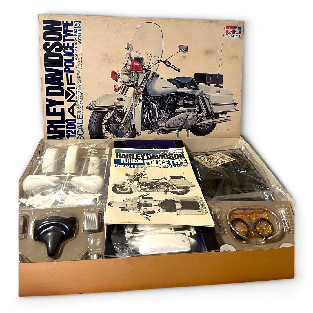【新品★未組立】タミヤ 1/6ハーレーダビッドソン FLH1200AMFポリス