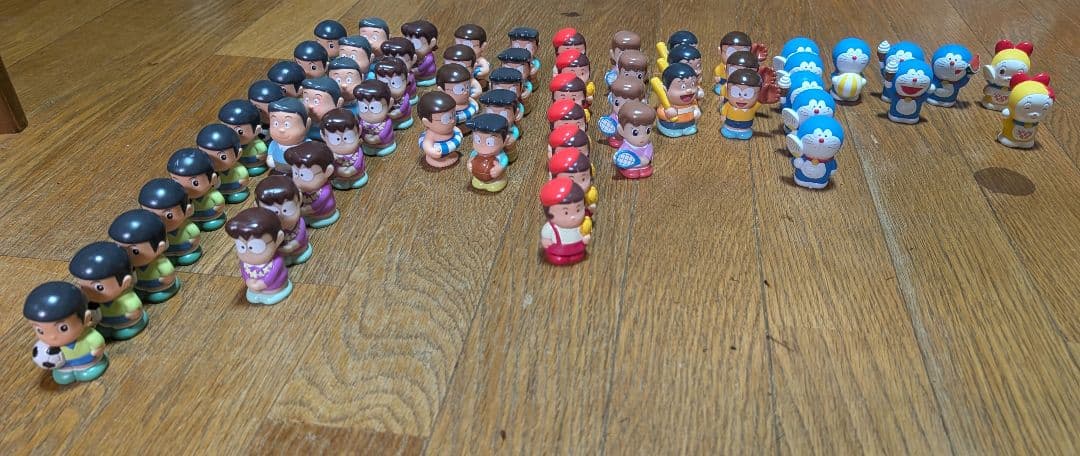 61個セット サントリー ドラえもん 非売品 指人形 まとめ売り 当時物