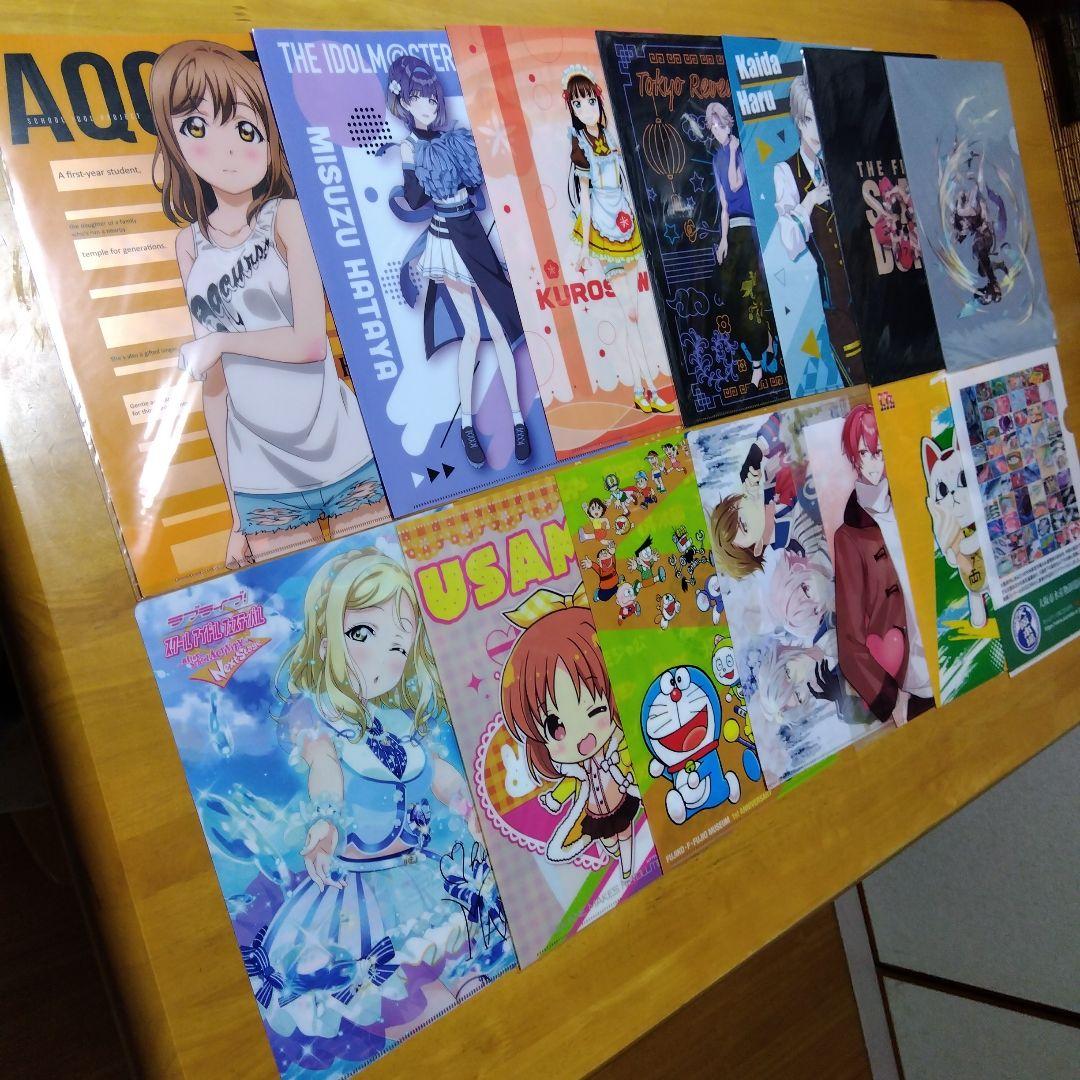 アニメ ノンジャンル美少女系など　Ａ−４クリアファイル まとめ売り大量２５０枚