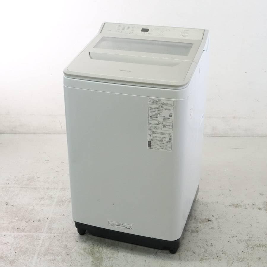 21年製 パナソニック 8.0kg 全自動洗濯機 NA-FA80H9 シャンパン