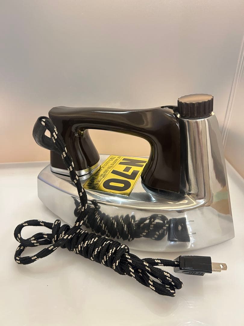 【新品未使用・昭和レトロ】編物仕上用N-70 アイロン 分散式 N-70 アイロン 分散式 編物仕上用 昭和レトロ - メルカリ