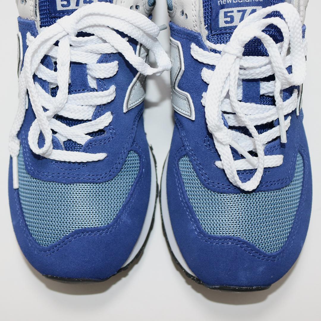極美品】ニューバランス U574ESD スニーカー 青 ブルー 26センチ