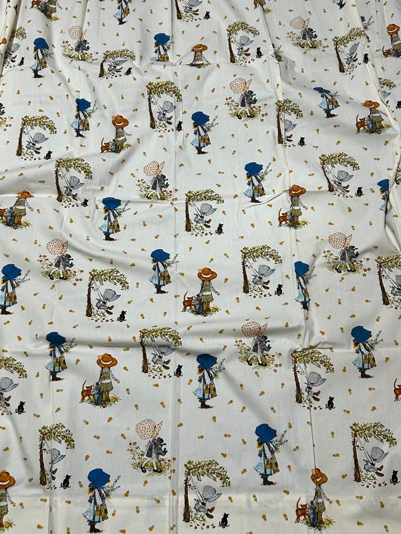 昭和レトロ 未使用カーテン ホリーホビー HOLLY HOBBIE 貴重