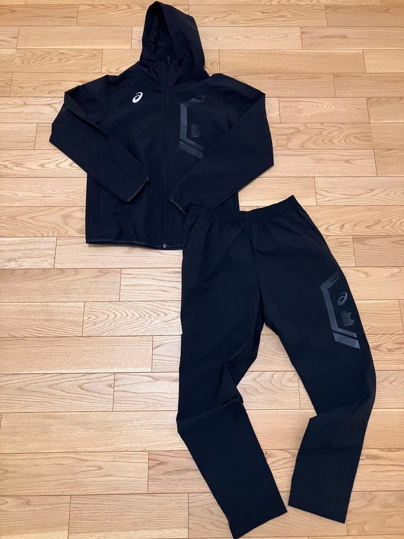 アシックス　ウインドブレーカー上下 楽天市場】アシックス asics ウィンドブレーカー上下セット XAW534
