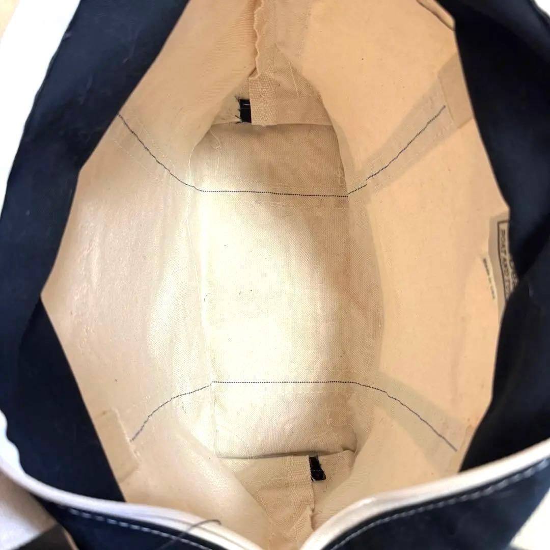 90s L.L.BEAN トートバッグ BOAT AND TOTE ジップトップ