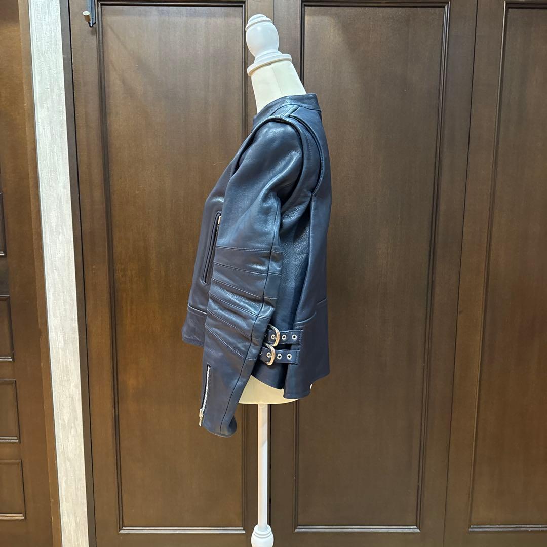 美品！ sacai luck ライダース ライダースジャケット - メルカリ