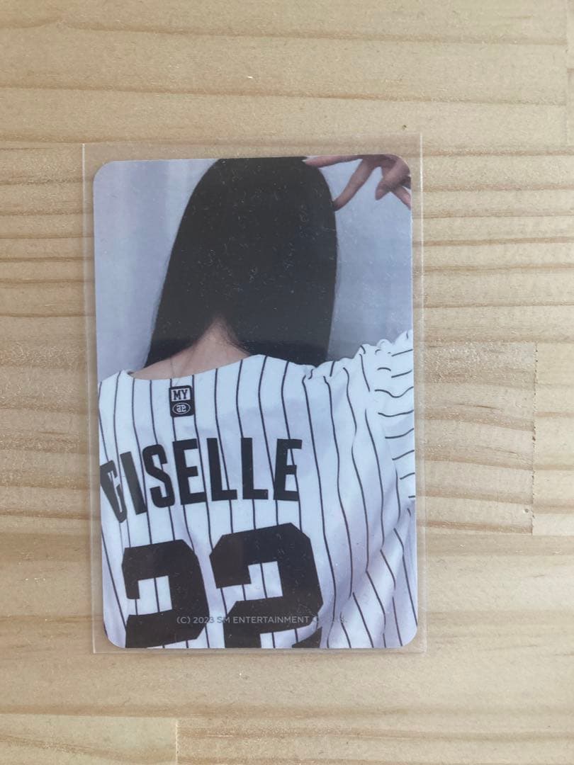 aespaジゼル 野球ユニフォーム トレカ付き