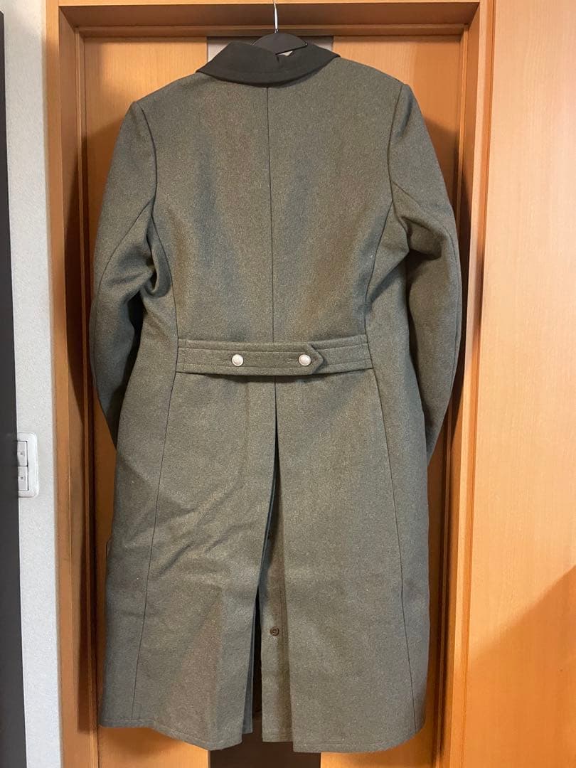 実物 東ドイツ軍 ロングコート NVA ビンテージ ウール 防寒 ジャケット