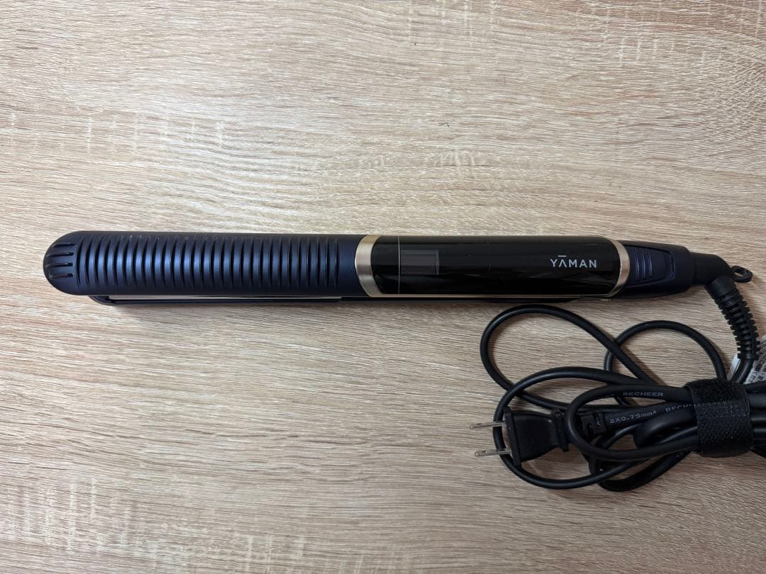 YAMAN ストレートヘアアイロン ブラック 業務用ストレートアイロン『ヴェーダ THE ストレート for Pro